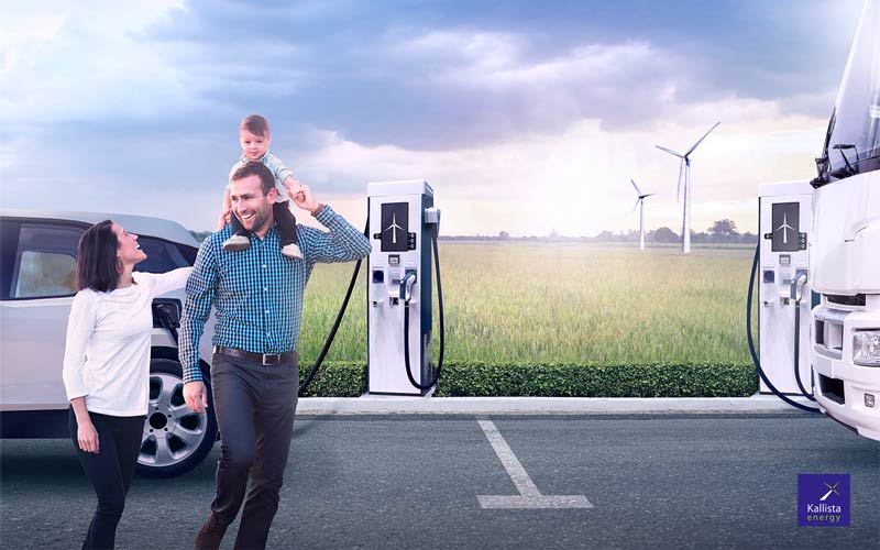 Francia tendrá estaciones de recarga con energía eólica para vehículos eléctricos